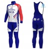 Tenue Maillot M/L + Collant à Bretelles 2020 Groupama-FDJ Hiver Thermal Fleece N001